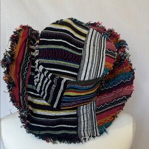 Multicolor Striped Women's Hat
